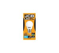 1 X JCB 6w LED E27 Golf Ball Bulbs Edison Screw, 40w Incandescent Bulb Equivalent, 470lm, Warm White 3000k