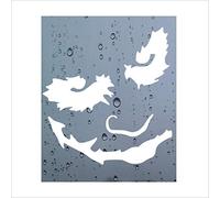 1 x Joker Heath Ledger-WHITE-Car,Van,Decal,Door,Window,Sticker,Sign,Internal,External,Suicide Squad,Batman,Jared Leto,Clown,Evil,Bad,Villon,Mad,Crazy,Rich,Skull,Smile,Why,So,Serious