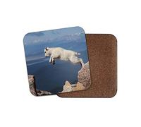 1 x Jumping Baby Goat Coaster - Kid Rocky Mountain America Fun Cute #14440