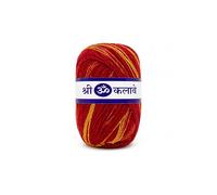 1 x Kalawa Sacred Thread Red Yellow Cotton Puja Thread Roll Hindu Mauli Raksha Sutra for Pooja Havan Ceremony Wrist Tying Religious Temple Use Festival Wedding Ritual Thread
