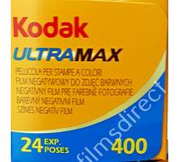 1 x KODAK ULTRAMAX 400 35mm 24exp CHEAP COLOUR PRINT FILM - POST FREE