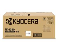 Kyocera TK-1250 Black Toner Cartridge Original Toner Cartridge 1T0C3H0NL0 Printer Toner Compatible with ECOSYS PA3500x, PA3500wx, MA3500x, MA3500fx, MA3501wfx. Printer Toner for up to 3000 Pages