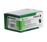 1 x Lexmark Black Original OEM Toner Cartridge 71B20K0 - 3000 Pages CS317, CS417