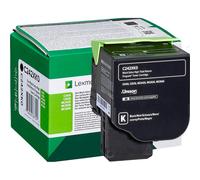 1 x Lexmark Black Original OEM Toner Cartridge C242XK0 - 6000 Pages C2425,MC2535