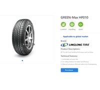 Linglong GREEN - Max HP 010 ( 225/65 R17 102H )