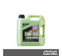 1 x Liqui Moly Molygen 5W50 Fully Synthetic Engine Oil - 4 Litre (Low Friction)