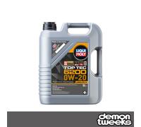 Liqui Moly Top Tec 6200 0W-20 0W20 Synthetic Technology Engine Oil 5L 5 Litres