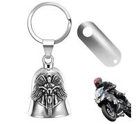 1 x Lucky Charm Biker Motorcycle Keyring Guardian Bell Motorcycle Bell Guardian Bell Motorcycle Lucky Charm Guardian Bell Guardian Bell