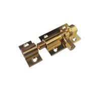 1 x MAP Hardware 38mm Brass Straight Door Bolt Sliding Barrel Lock.