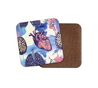 1 x Medical Coaster - Science Biology Doctor Nurse Student Human Fun #8770