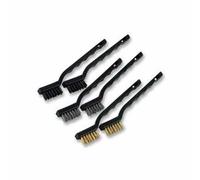 1 X MINI WIRE BRUSH SET / Brass / Steel / Nylon (6pk) DIY
