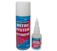 1 x Mitre Bonding Kit Superglue & Activator Sytem Rapid Strong Joint Adhesive Bond