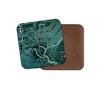 1 x Motherboard Computer Wizz Coaster - Circuit Board Chip Technology #16893