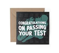 1 x Motorbike Greeting Card - Passed Bike Congratulations Moped L Plate Well Done Driving Test Dirt Racer Teen Boys Girls Gift #83092