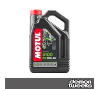 1 x Motul 5100 Semi Synthetic 10W40 4T Motorcycle Engine Oil - 4 Litre