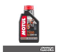 Engine Oil MOTUL 7100 SAE 20 W 50 MA2 Synthetic 100% Bottle 1 Lt