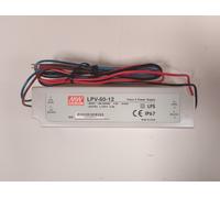 1 x NEW Waterproof LPV-60-12 Mean Well LED Driver, Constant Voltage. UK STOCK.