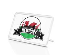 1 x Newport Square Magnet - Wales Welsh Flag City Travel Holiday Fridge Magnetic Travel Souvenir Holiday Family Friend Women Men #83157