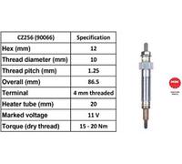 1 x NGK 3861 CY55 90066 Glow Plug FOR MITSUBISHI PAJERO MK2 SHOGUN MONTERO