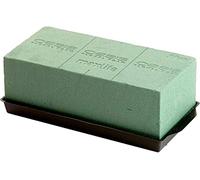 1 x Oasis Ideal Wet Foam Brick & 1 x Single Black Brick Tray. The perfect item for fresh flower arrangements.