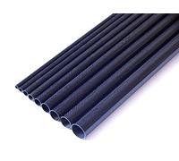 1 x OD 22mm x ID 20mm x 800mm 3k Carbon Fiber Tube (Roll Wrapped) UK Stock~