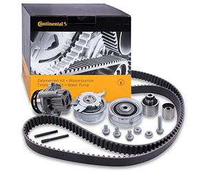 1 x Original Contitech Water Pump Timing Belt Kit Set with Tensioner Pulley and Guide Pulley CT1139WP6