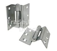 Timco Steel 1951 Pattern Stormproof Hinge - 63 x 58 x 1.8mm (Bright Zinc) (2 Pack)