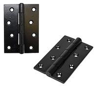 Timco 434905 Cast Iron Butt Hinge (200) - Black 75 X 50