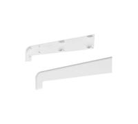 1 x Pair of White End Caps for 180mm uPVC Plastic Window/Door Sill
