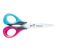 1 x Pink & Blue Maped Sensoft 3D 13cm Left Handed Scissors