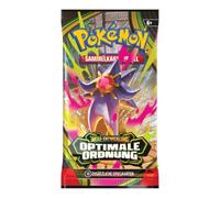 1 x Pokémon ME03 Booster - Mega Development: Optimal Order German, Trading Card Booster Pack, Original Sealed + HeartGlobal Shipping Protection