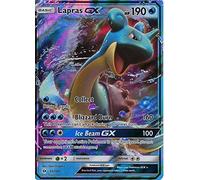 1 x Pokemon Sun & Moon Holo Rare Card Lapras GX 35/149