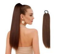 1 x Ponytail Extension, Real Hair Braid, 60 cm Long, Hair Extension for Natural Look, Ideal for Daily Use and Special Occasions