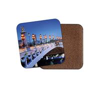1 x Pretty Pont Alexandre III Bridge Coaster - Seine Paris France Travel #14124