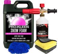 (1 x ProKleen Karcher Lance, Mitt & 2 Cloths) Pro-Kleen Bubblegum Snow Foam 5L Detailing Kits