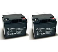 1 x Q-Batteries 12LCP-50 / 12V - 50Ah Lead acid battery Cycle type AGM - Deep Cycle VRLA
