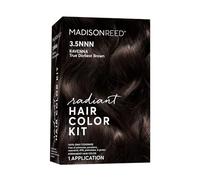 1 x Radiant Hair Dye Kit Dark Brown 100% Resistant Grey Hair Ammonia Free 3.5NNN Ravenna Brown Permanent Hair Colour