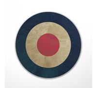 1 x RAF Roundel Round Mouse Mat - Symbol Mod Badge Target Desk Accessories Computer Office Work Home Mousemat Mousepad Pad PC IT Gift #81533