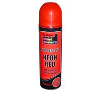 1 x RED Fluorescent Neon Spray Paint Matt DIY Interior Exterior Bright Colour Aerosol