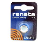 1 x Renata 1216 Swiss Made Lithium Coin Cell Battery