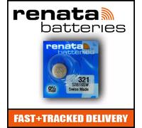 1 x Renata 321 Watch Battery 1.55v SR616SW - Official Renata Watch Batteries