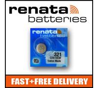 1 x Renata 321 Watch Battery 1.55v SR616SW - Official Renata Watch Batteries