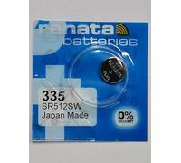 1 x Renata 335 Swiss Made Lithium Coin Cell Battery SR512SW Coin Battery