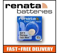 1 x Renata 377 Watch Battery 1.55v SR626W - Official Renata Watch Batteries
