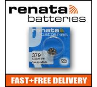 1 x Renata 379 Watch Battery 1.55v SR521SW - Official Renata Watch Batteries