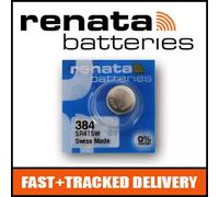 1 x Renata 384 Watch Battery 1.55v SR41SW - Official Renata Watch Batteries