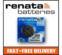 1 x Renata 390 Watch Battery 1.55v SR1130S - Official Renata Watch Batteries