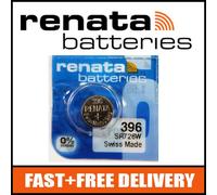 1 x Renata 396 Watch Battery 1.55v SR726W - Official Renata Watch Batteries