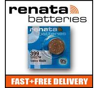 1 x Renata 399 Watch Battery 1.55v SR927W - Official Renata Watch Batteries