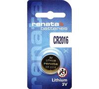 1 x Renata Watch Battery 0% Mercury Silver Oxide, CR2016